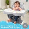 imageFisherPrice Baby to Toddler High Chair SpaceSaver Simple Clean Portable Dining Seat ampamp Booster with Washable Deep Tray ampamp Liner Pencil Strokes