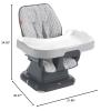 imageFisherPrice Baby to Toddler High Chair SpaceSaver Simple Clean Portable Dining Seat ampamp Booster with Washable Deep Tray ampamp Liner Pencil Strokes