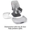 imageFisherPrice Baby to Toddler High Chair SpaceSaver Simple Clean Portable Dining Seat ampamp Booster with Washable Deep Tray ampamp Liner Pencil Strokes