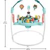 imageFisherPrice Baby Bouncer Palm Paradise Jumperoo Activity Center with Music Lights Sounds and Developmental ToysColorful Jumperoo