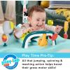 imageFisherPrice Baby Bouncer Palm Paradise Jumperoo Activity Center with Music Lights Sounds and Developmental ToysColorful Jumperoo