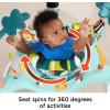 imageFisherPrice Baby Bouncer Palm Paradise Jumperoo Activity Center with Music Lights Sounds and Developmental ToysColorful Jumperoo