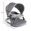imageFisherPrice Travel Baby Chair OntheGo SitMeUp Floor Seat with Snack Tray and Canopy for Outdoor Use Arrows AwaySitmeup Floor Seat
