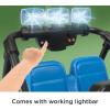 imagePower Wheels Jurassic World Dino Damage Jeep Wrangler RideOn Toy with Lights Sounds and Dinosaur Toy MultiTerrain Traction Preschool Toy Seats 2Jurassic World Jeep
