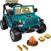imagePower Wheels Camping Jeep Wrangler RideOn Toy with Pretend Food Camping Gear ampamp Lights Preschool Toy Seats 2 Ages 3 YearsCamping Jeep