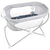 imageFisherPrice Portable Baby Crib Soothing View Vibe Bassinet with Music Vibrations ampamp Slim Fold for Travel Newborns 0 Months Moonlight Forest