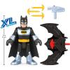imageFisherPrice Imaginext DC Super Friends Batman Toy Batglider and XL Figure 10 Inches with Launcher for Pretend Play Kids Ages 3 Years