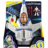 imageFisherPrice Imaginext Spaceship Toy Disney and Pixar Lightyear Lights ampamp Sounds XL15 with Buzz Lightyear Figure for Preschool Kids Ages 3 Years