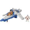 imageFisherPrice Imaginext Spaceship Toy Disney and Pixar Lightyear Lights ampamp Sounds XL15 with Buzz Lightyear Figure for Preschool Kids Ages 3 Years
