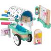 imageFisherPrice Wonder Makers design system Ice Cream Cart 15 pieces craftable building and track set with colorable pieces for preschool kids ages 3 years ampamp up