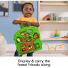 imageFisherPrice Little People Toddler Toy Forest Friends Carry Case Playset with Animal Figures for Pretend Play Kids Ages 1 Years