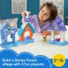 imageFisherPrice Little People Toddler Toys Disney Frozen Snowflake Village Playset with Anna Elsa ampamp Olaf for Ages 18 Months