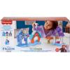 imageFisherPrice Little People Toddler Toys Disney Frozen Snowflake Village Playset with Anna Elsa ampamp Olaf for Ages 18 Months