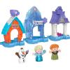 imageFisherPrice Little People Toddler Toys Disney Frozen Snowflake Village Playset with Anna Elsa ampamp Olaf for Ages 18 Months