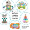imageFisherPrice Baby Learning Toy Linkimals Happy Shapes Hedgehog for Ages 9 Months Compatible Only with Linkimals Items