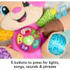 imageFisherPrice Baby Toy Laugh ampamp Learn Smart Stages Sis Musical Plush with Lights ampamp Learning Songs for Infants Ages 6 Months