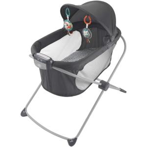 imageFisherPrice Portable Baby Crib Soothing View Projection Bassinet with Lights Music Vibrations ampamp Slim Fold for Newborns 0 Months Pencil StrokesPencil Strokes