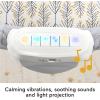 imageFisherPrice Portable Baby Crib Soothing View Projection Bassinet with Lights Music Vibrations ampamp Slim Fold for Newborns 0 Months Fawning LeavesFawning Leaves