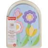 imageFisherPrice Preschool Toy Wooden Flower Jigsaw Puzzle 38Piece Wood Stacking Set for Developmental Play Ages 3 Years