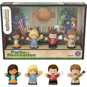 imageLittle People Collector Parks and Recreation TV Show Special Edition Figure Set for Adults ampamp Fans in Display Box