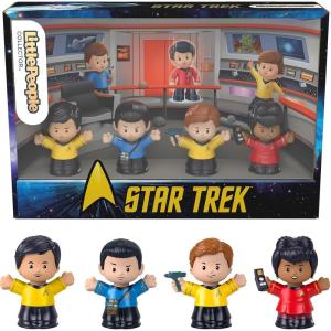 imageLittle People Collector Star Trek TV Series Special Edition Set for Adults ampamp Fans 4 Figures in Display Package