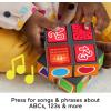 imageFisherPrice Baby Learning Toy Laugh ampamp Learn Puppys Activity Cube with Lights Music ampamp Fine Motor Activities for Ages 9 Months