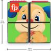 imageFisherPrice Baby Learning Toy Laugh ampamp Learn Puppys Activity Cube with Lights Music ampamp Fine Motor Activities for Ages 9 Months