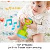 imageFisherPrice Baby ampamp Toddler Toy Laugh ampamp Learn Countin Reps Dumbbell Rattle with Learning Lights ampamp Music for Infants Ages 6 Months