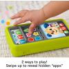 imageFisherPrice Laugh ampamp Learn Baby ampamp Toddler Toy 2in1 Slide to Learn Smartphone with Lights ampamp Music for Ages 9 MonthsGreen