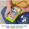 imageFisherPrice Laugh ampamp Learn Baby ampamp Toddler Toy 2in1 Slide to Learn Smartphone with Lights ampamp Music for Ages 9 MonthsGreen