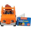 imageFisherPrice Little People Toddler Toy Help and Go Tow Truck and Figure for Pretend Play Kids Ages 1 Years
