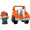 imageFisherPrice Little People Toddler Toy Help and Go Tow Truck and Figure for Pretend Play Kids Ages 1 Years