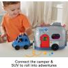 imageFisherPrice Little People Toddler Toy LightUp Learning Camper Playset with Smart Stages for Pretend Play Kids Ages 1 YearsCamper