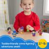 imageFisherPrice Little People Toddler Toys DC Super Friends CrimeFighting Figure Pack Set of 6 Characters for Pretend Play Ages 18 Months