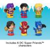 imageFisherPrice Little People Toddler Toys DC Super Friends CrimeFighting Figure Pack Set of 6 Characters for Pretend Play Ages 18 Months