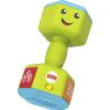 imageFisherPrice Baby ampamp Toddler Toy Laugh ampamp Learn Countin Reps Dumbbell Rattle with Learning Lights ampamp Music for Infants Ages 6 Months
