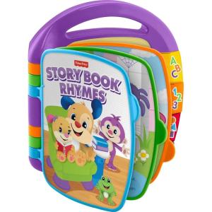 imageFisherPrice Baby Learning Toy Laugh ampamp Learn Storybook Rhymes Musical Book with Lights ampamp Sounds for Infants Ages 6 Months Amazon Exclusive