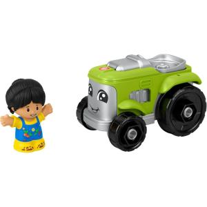 imageFisherPrice Little People Toddler Toy Tractor and Farmer Character Figure for Preschool Pretend Play Kids Ages 1 Years
