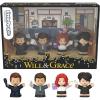 imageLittle People Collector Will and Grace TV Series Special Edition Set for Adults ampamp Fans 4 Figures in a Display Package