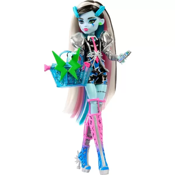 Monster High Doll Amped Up Frankie Stein Rockstar with Instrument and PerformanceThemed Accessories Like Headphones Amazon ExclusiveMonster High Doll Amped Up Frankie Stein Rockstar with Instrument and PerformanceThemed Accessories Like Headphones Amazon Exclusive