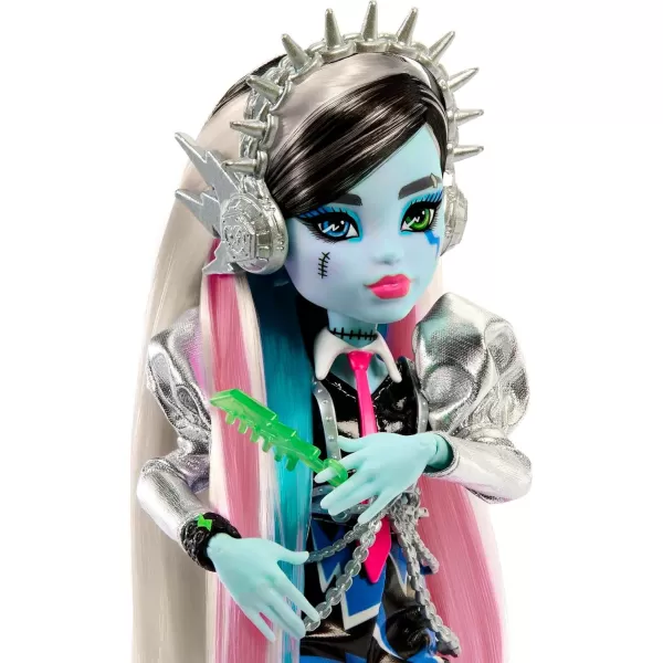 Monster High Doll Amped Up Frankie Stein Rockstar with Instrument and PerformanceThemed Accessories Like Headphones Amazon ExclusiveMonster High Doll Amped Up Frankie Stein Rockstar with Instrument and PerformanceThemed Accessories Like Headphones Amazon Exclusive