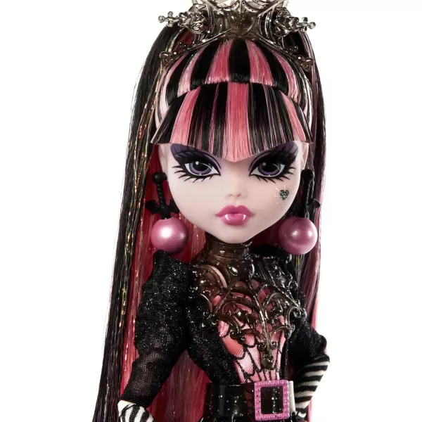 Monster High Draculaura Doll Special Howliday Edition Pink and Black Gown High Fashion Holiday Collection Gifts for Girls and BoysRetail Packaging