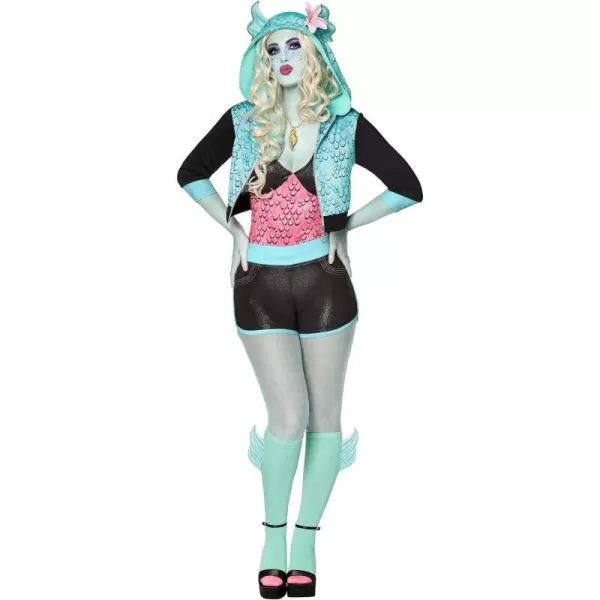 Spirit Halloween Adult Monster High Lagoona Blue Costume  Nickelodeon Group costume Monster CostumesSpirit Halloween Adult Monster High Lagoona Blue Costume  Nickelodeon Group costume Monster Costumes