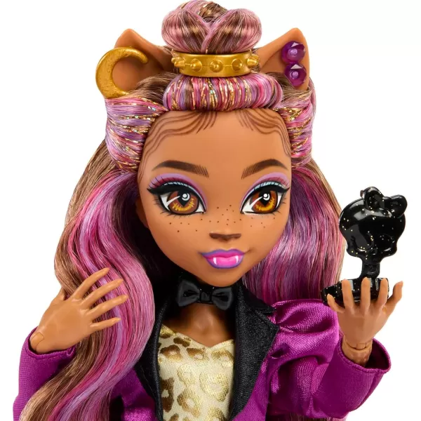 Monster High Cleo De Nile Doll in Monster Ball Party Dress with Themed Accessories Like a ScepterClawdeen