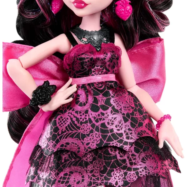 Monster High Cleo De Nile Doll in Monster Ball Party Dress with Themed Accessories Like a ScepterDraculaura