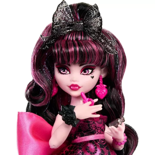 Monster High Cleo De Nile Doll in Monster Ball Party Dress with Themed Accessories Like a ScepterDraculaura