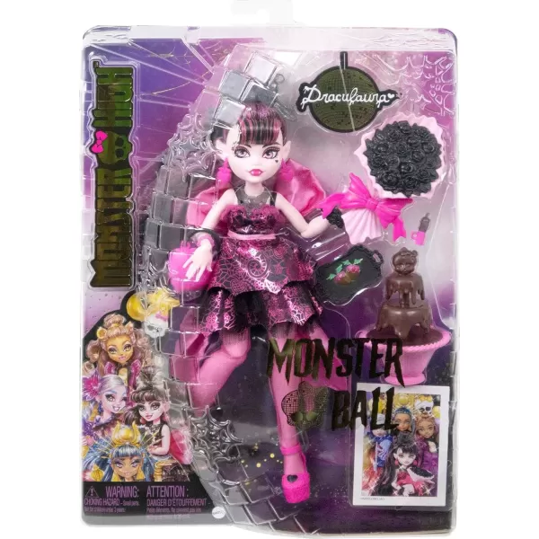 Monster High Cleo De Nile Doll in Monster Ball Party Dress with Themed Accessories Like a ScepterDraculaura