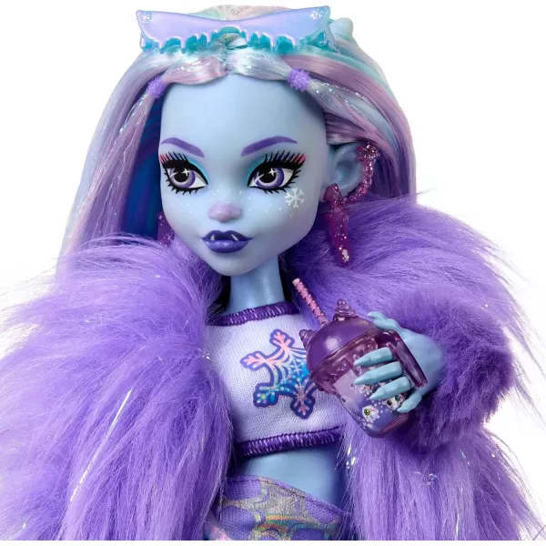 Monster High Doll Abbey Bominable Yeti with Pet Mammoth Tundra amp Accessories Including Furry Scarf amp Snowflake BackpackMonster High Doll Abbey Bominable Yeti with Pet Mammoth Tundra amp Accessories Including Furry Scarf amp Snowflake Backpack