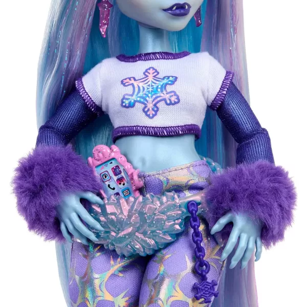 Monster High Doll Abbey Bominable Yeti with Pet Mammoth Tundra amp Accessories Including Furry Scarf amp Snowflake BackpackMonster High Doll Abbey Bominable Yeti with Pet Mammoth Tundra amp Accessories Including Furry Scarf amp Snowflake Backpack