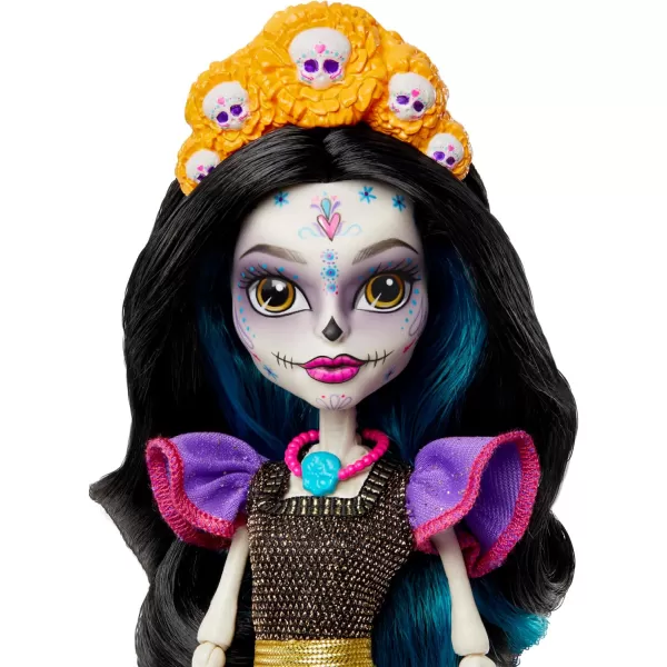 Monster High Doll Skelita Calaveras Da De Muertos Collectible with Displayable Packaging Colorful Fashion with Traditional DetailsMonster High Doll Skelita Calaveras Da De Muertos Collectible with Displayable Packaging Colorful Fashion with Traditional Details